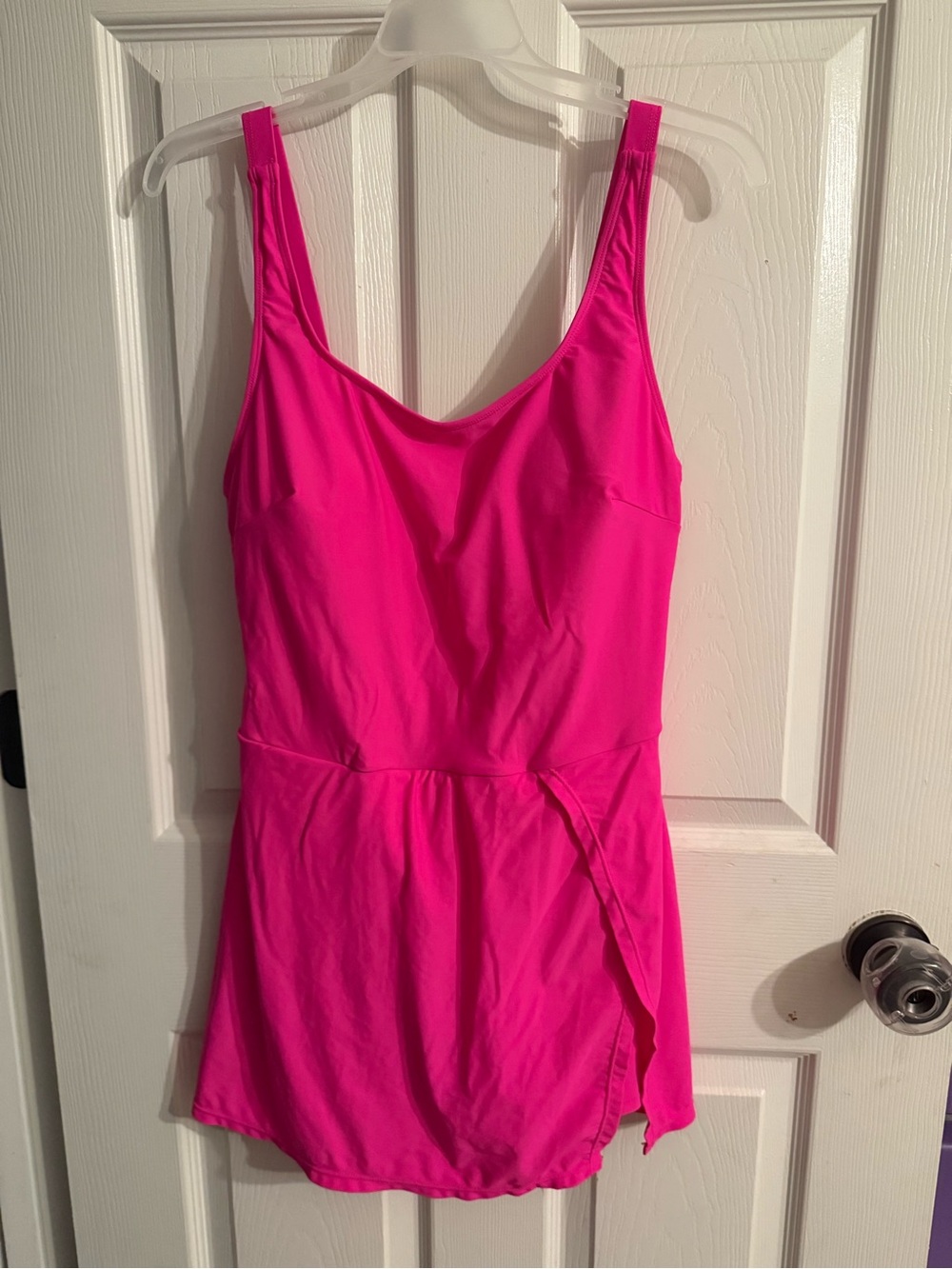 Hot Pink One-Piece Swim Dress